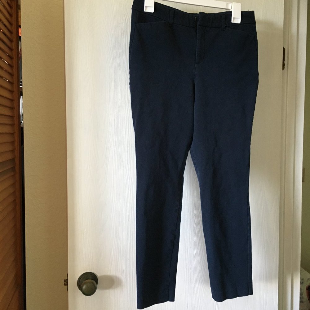 Old Navy Pixie High Rise dark blue women's pants. Size 8.